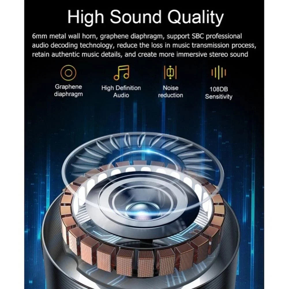 Earbuds Wireless TWS Headphones Earphones True Wireless Stereo Headset R2R for Galaxy TabPRO 8.4 Tab 3 8.0 7.0 4 10.1 SM-T530 2 10.1, S5 Active, S10 5G On5 Note 9 8 5 NotePRO 12.2 4 3