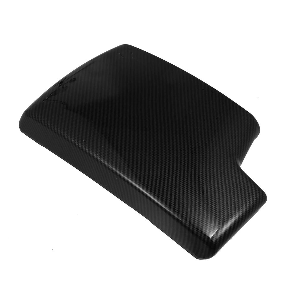 Unique Bargains Car Center Armrest Box Cover Carbon Fiber Pattern Console Storage Box Protector for BMW 3 Series E90 E91