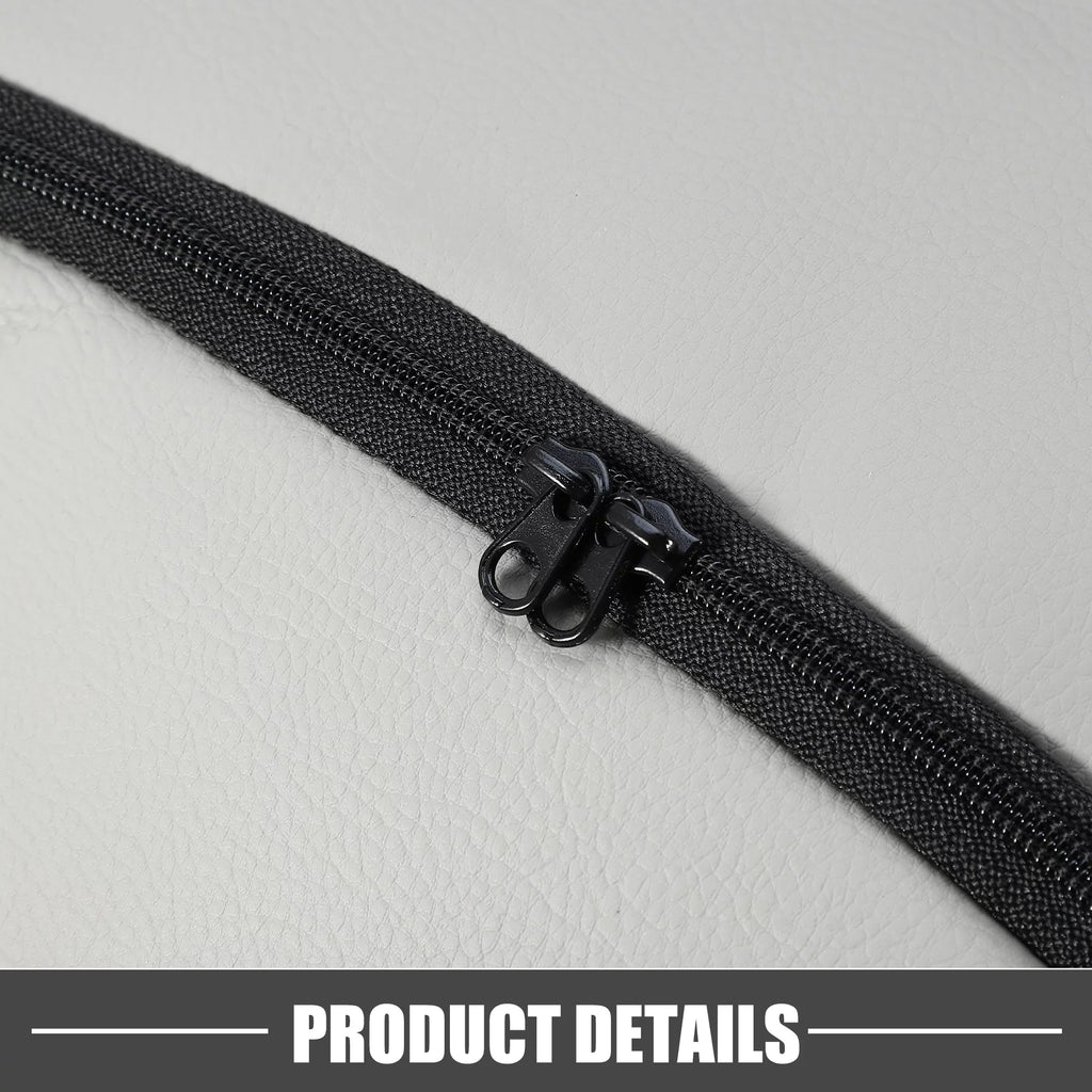 Center Console Cover Pad Fluid for Chevy Silverado 1500 1500HD 2007-2014 Faux Leather Gray