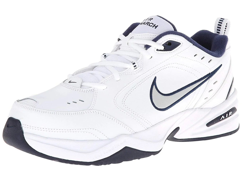 Nike Mens Air Monarch Iv Low Top Lace Up Trail Running Shoes, White, Size 11.0