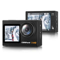 Campark 4K 30FPS Action Camera 20MP Sports Camera 131 Ft Fluid Fluid Camera WiFi Vlog Camera EIS 4.0 Zoom Support External Mic Remote Control