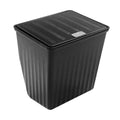 Car Trash Bin Backseat Storage Box Easy to Install with Lid Rear Center Console Organizer Car Seat Trash Can for Model Y