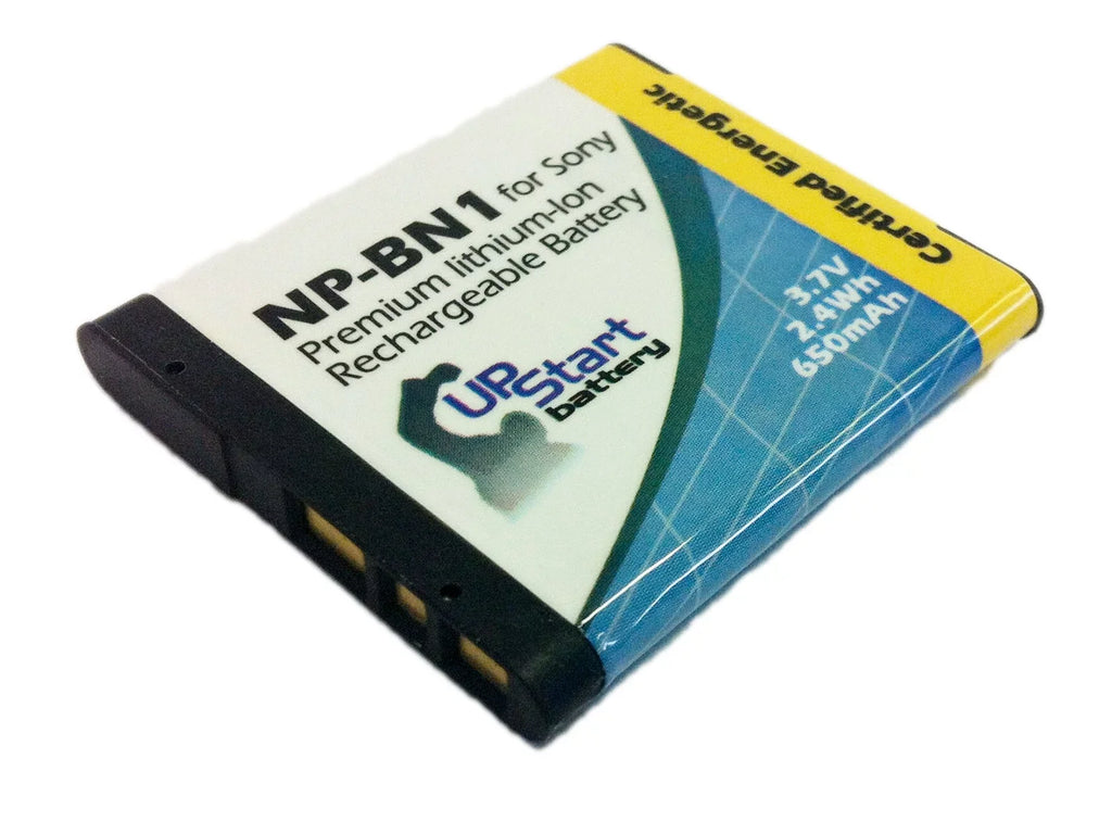 2x Pack - UpStart Battery DSC-TX10 Battery - Replacement for NP-BN1 Digital Camera Battery (650mAh, 3.7V, Lithium-Ion)