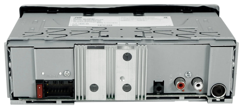 JVC KD-X280BT Car In-Dash Unit, Single-DIN Digital Media Receiver with Bluetooth, KD-X280BT