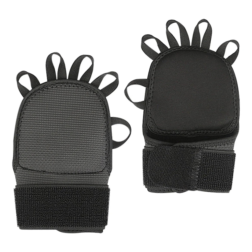 kesoto 4xGymnastics Hand Grips Power Lifting Grips for Shrugs Deadlifting Kettlebells