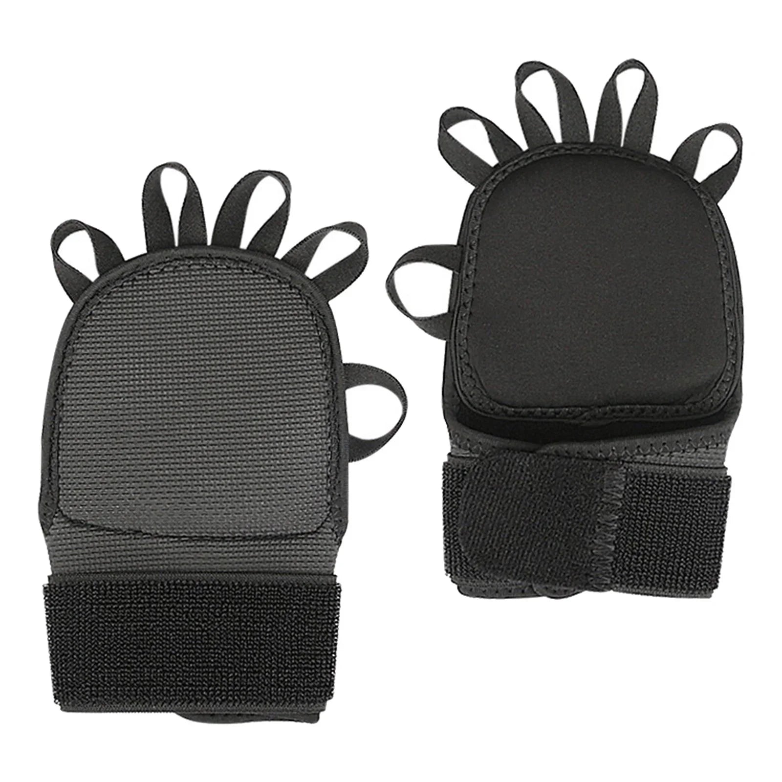 kesoto 4xGymnastics Hand Grips Power Lifting Grips for Shrugs Deadlifting Kettlebells