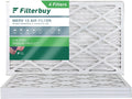 Filterbuy 14x24x1 MERV 13 Pleated HVAC AC Furnace Air Filters (4-Pack)