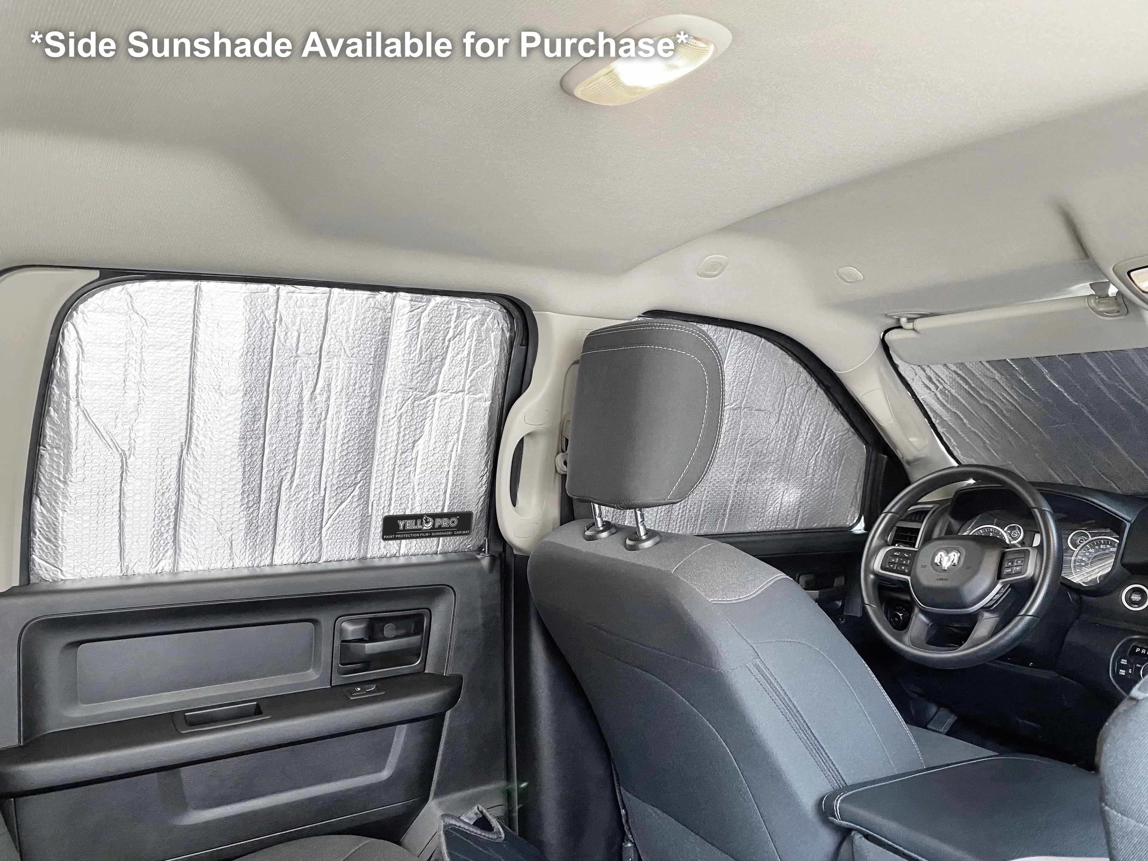 Front Windshield Sunshade for 2010-2023 Dodge RAM 2500 3500, 2Dr Regular Cab, 4Dr Quad Cab Crew Cab Mega Cab Pickup Truck