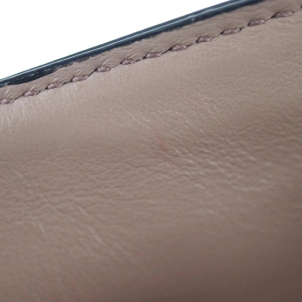 Pre-Owned Miu Miu MIUMIU handbag RN1079 leather CAMMEO pink beige 2WAY (Good)