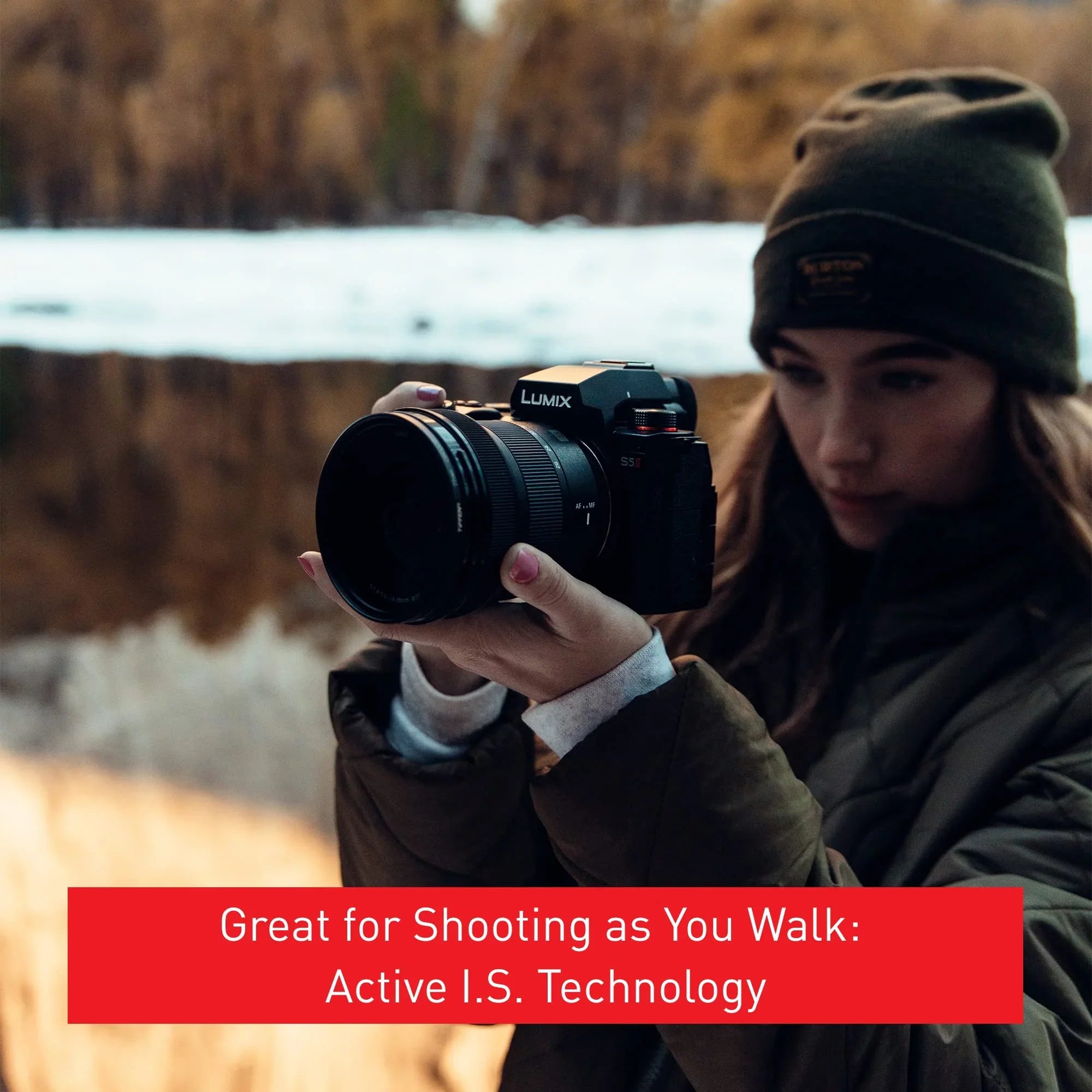 LUMIX S5II Mirrorless Camera, 24.2MP Full Frame with Phase Hybrid AF, New Active I.S. Technology, Unlimited 4:2:2 10-bit Recording - DC-S5M2BODY