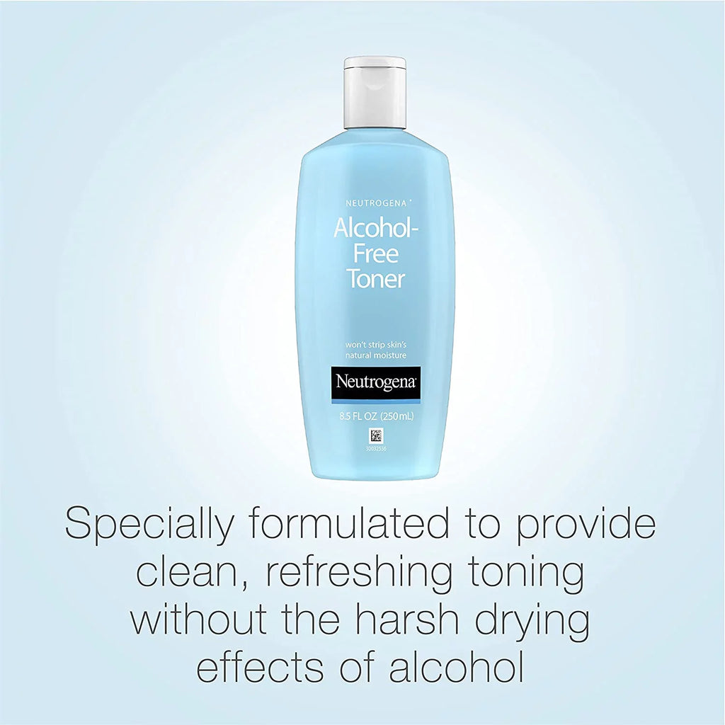 Neutrogena Alcohol-Free Toner 8.50 oz (Pack of 3)