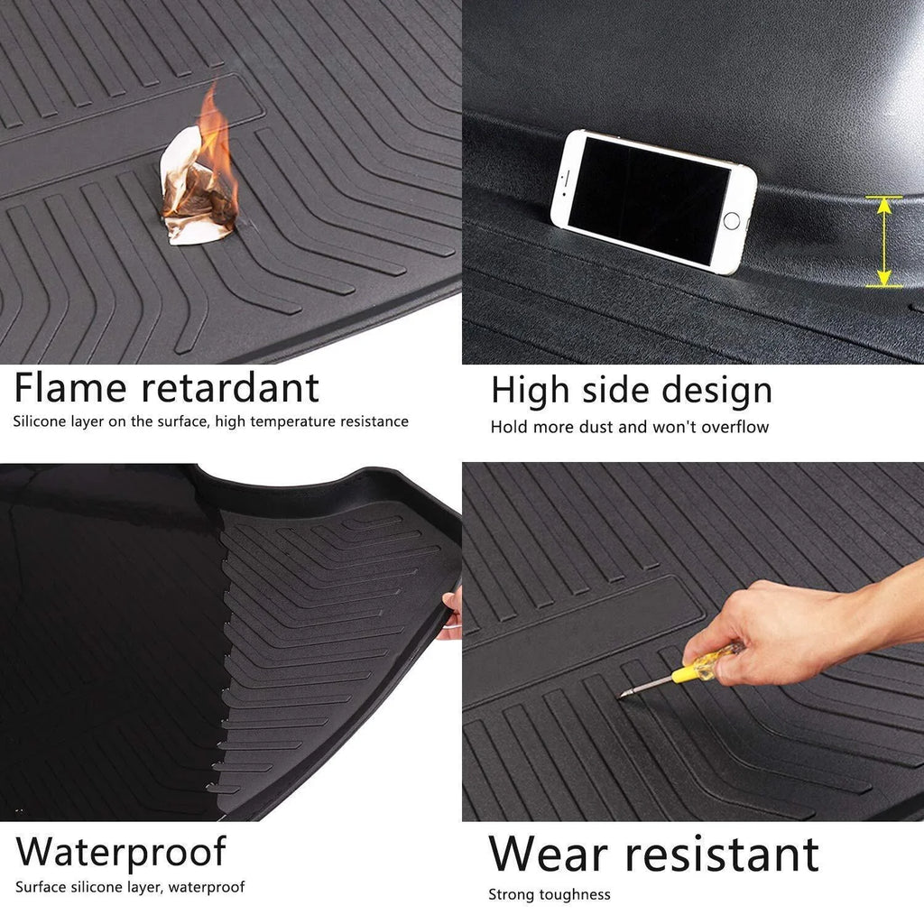 All Weather Protection Cargo Liner Cargo Trunk Mat for 2018-2023 BMW X3 Non 30e