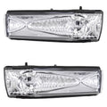 Brock Aftermarket Replacement Driver Left Passenger Right Door Mirror Turn Signal Light Set Compatible With 2015-2021 RAM Promaster City