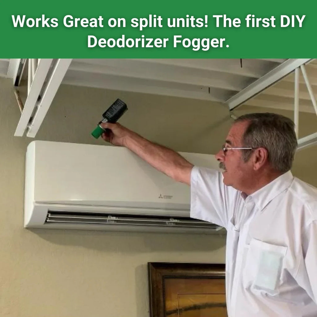 Duct Aid with Thymol Concentrate - HVAC Air Duct System Deodorizer and Mold Treatment Fogger with Multiple Uses. All Natural, Plant-Based - Pack of 4