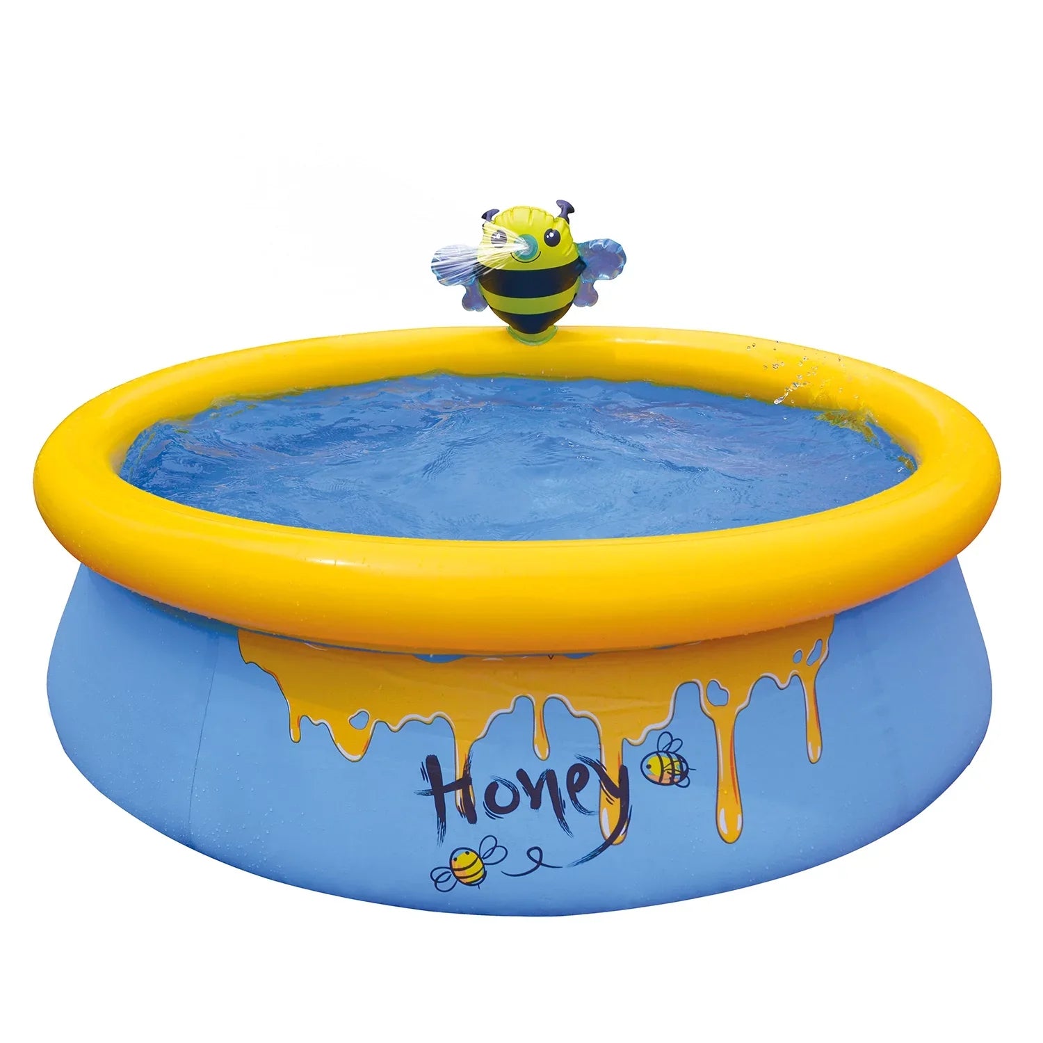 JLeisure 5 Foot Kids Bee Spray Inflatable Outdoor Swimming Pool (2 Pack)