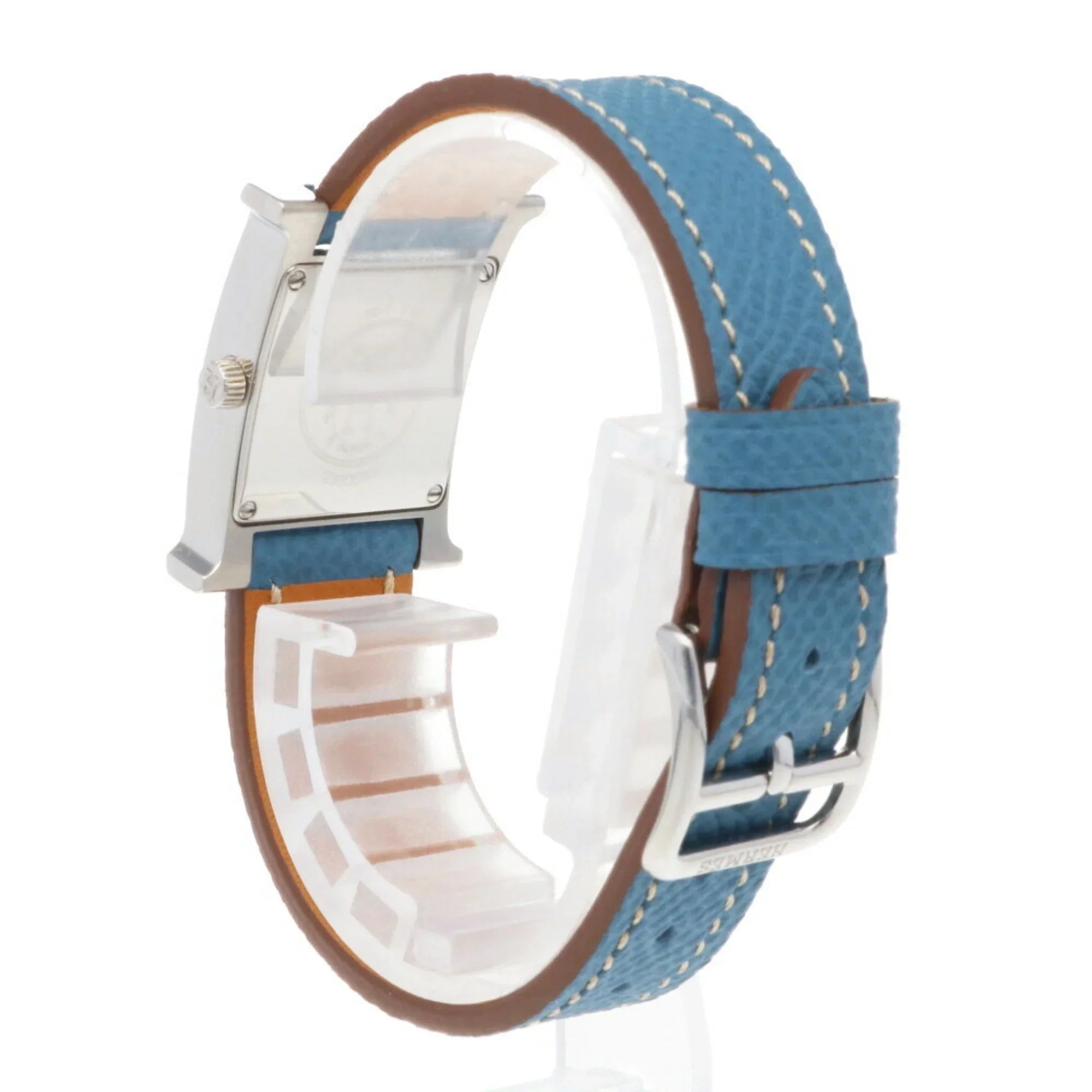Pre-Owned Hermes H Watch Stainless Steel HH1.210 Quartz Ladies HERMES (Good)