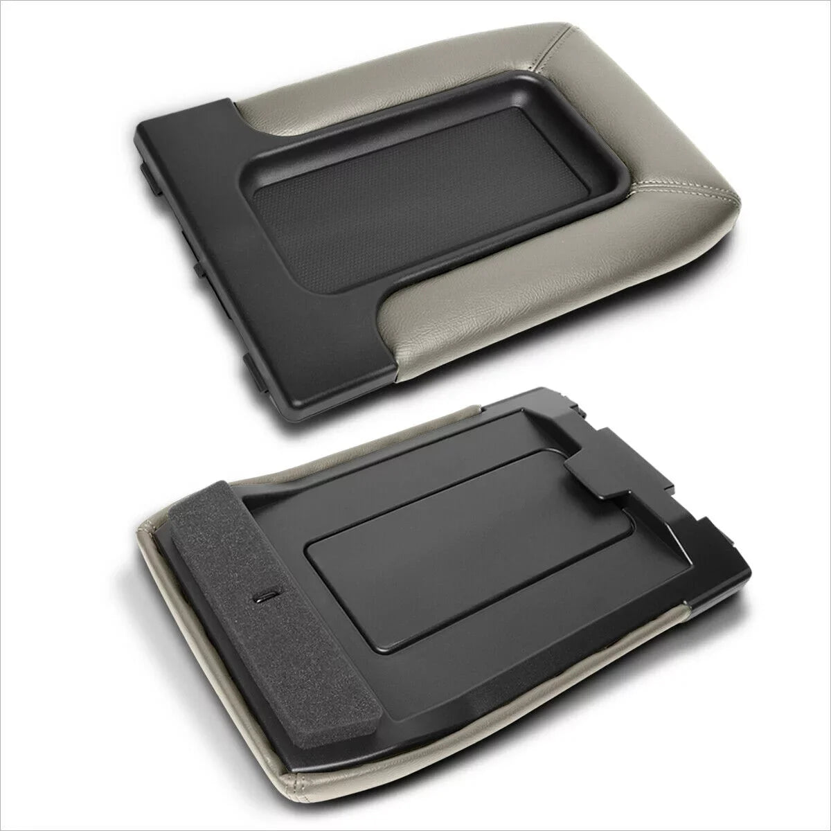 Gray OE Center Console Lid Repair Kit Arm Rest Cover For Cadillac Chevrolet GMC