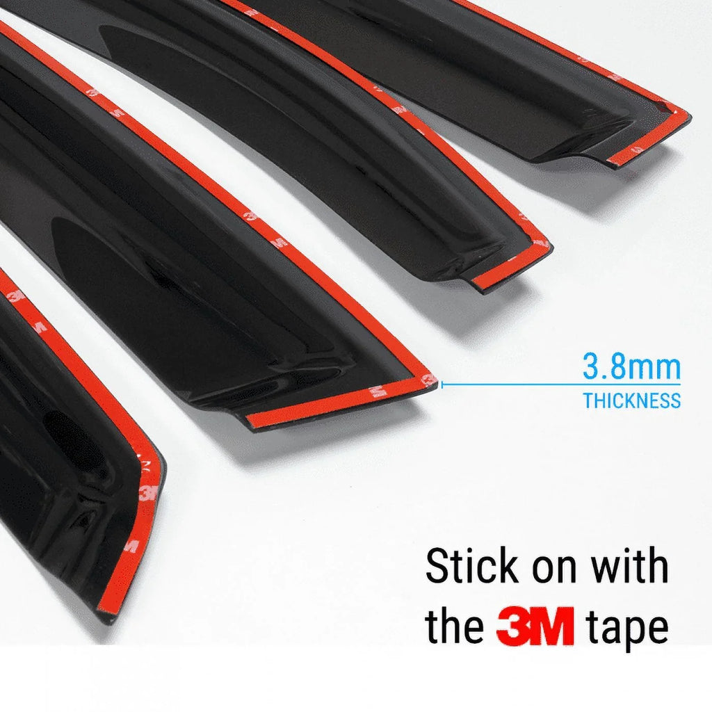 Smoke Window Sun Vent Visor Rain Guards Deflectors for Hyundai Kona 2018-2023