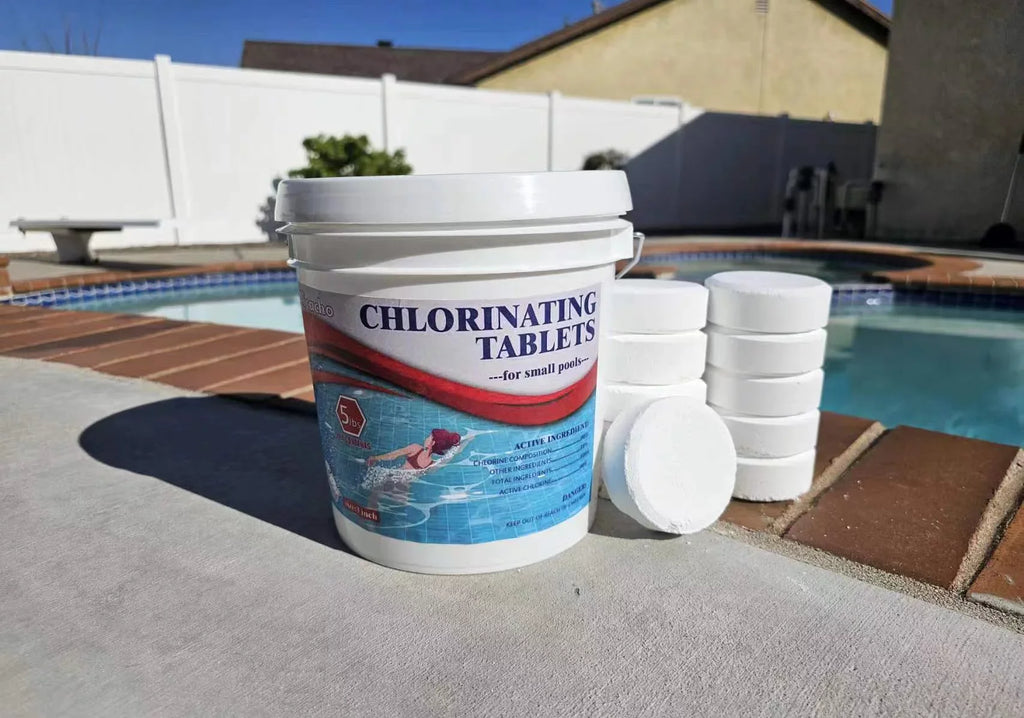 99% Tri-chlor 3Inch 10LB Chlorine Tablet Swimming Pool&Tub Individually Wrapped