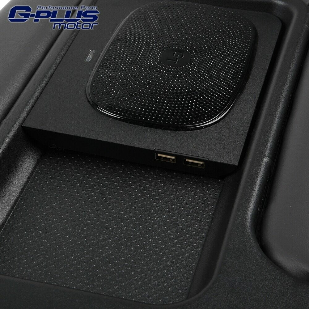 G-Plus Center Console Lid Fit for 1999-2007 Chevy Silverado Suburban Tahoe GMC Sierra Yukon Gray