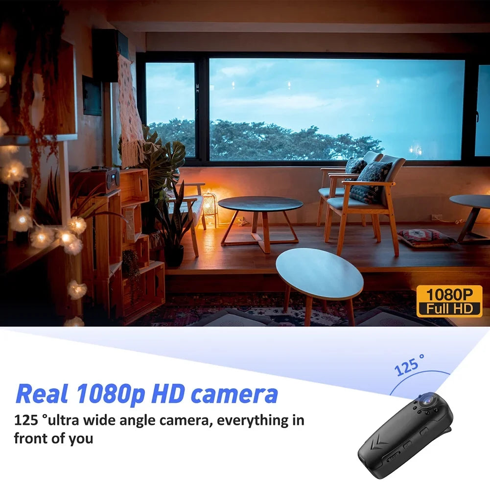 Portable Mini Camera Law Enforcement Digital Video Recorder Body Camera With Wide Angle Infrared Night Motion Detection Function