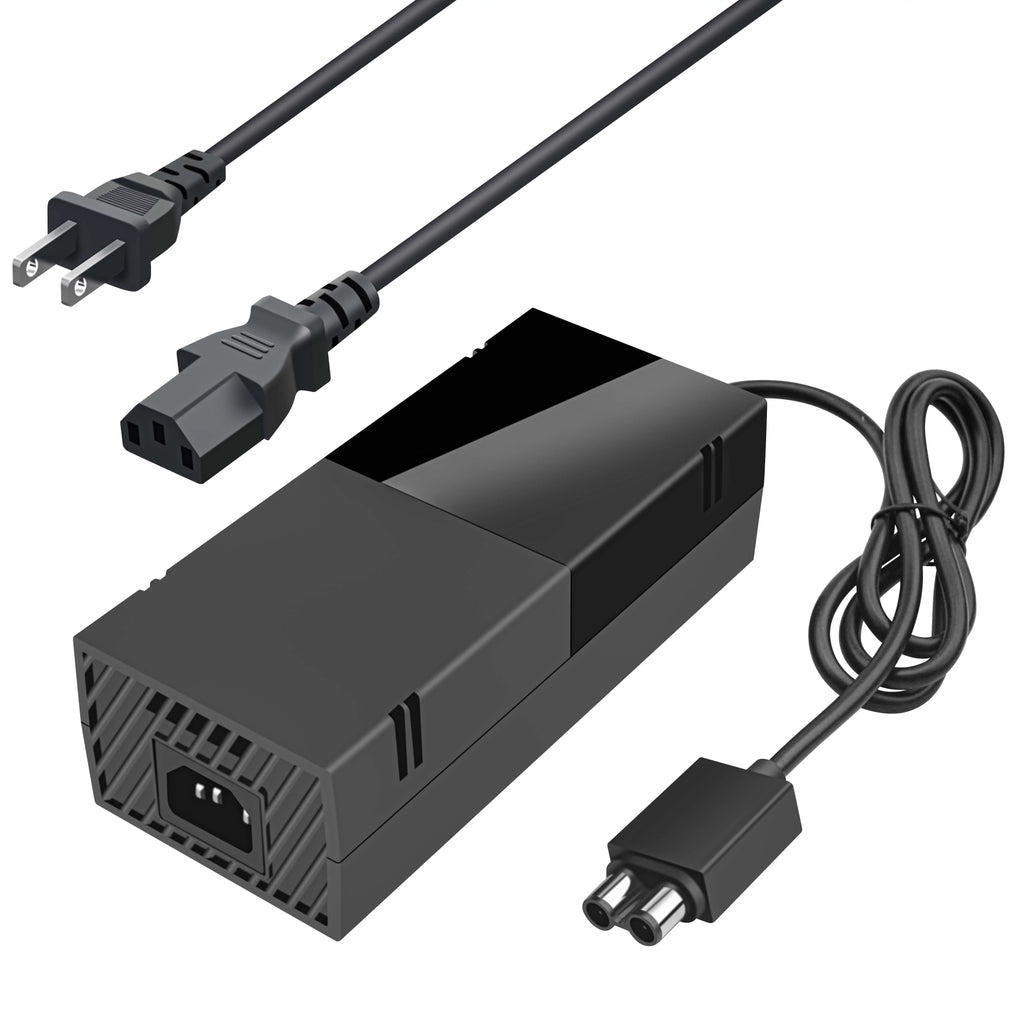 NATNO Power Supply Brick for Xbox One Game Console with Power Cord, Cool and Low Noise [220W 12V 17.9A]