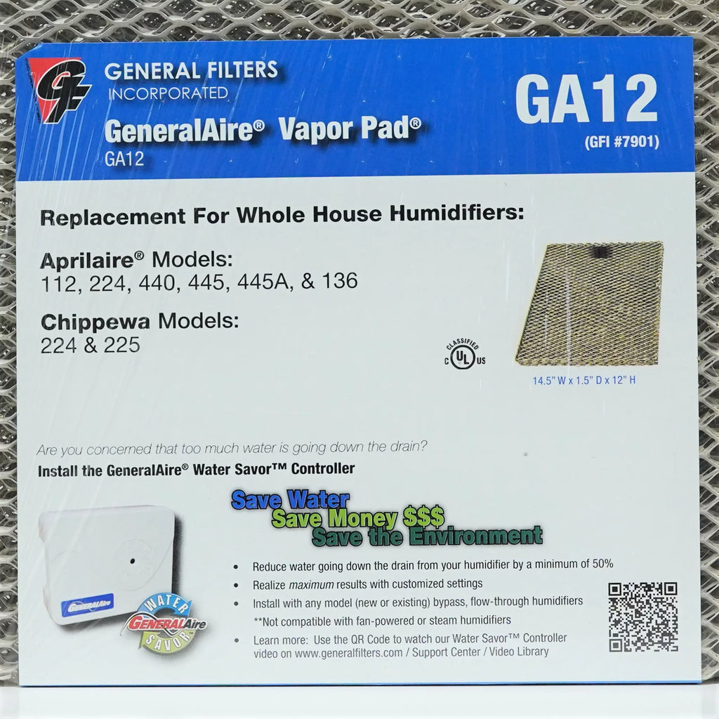 Fluid Panel #12 4 Pack for Aprilaire 440 445 Humidifier Pad Filter
