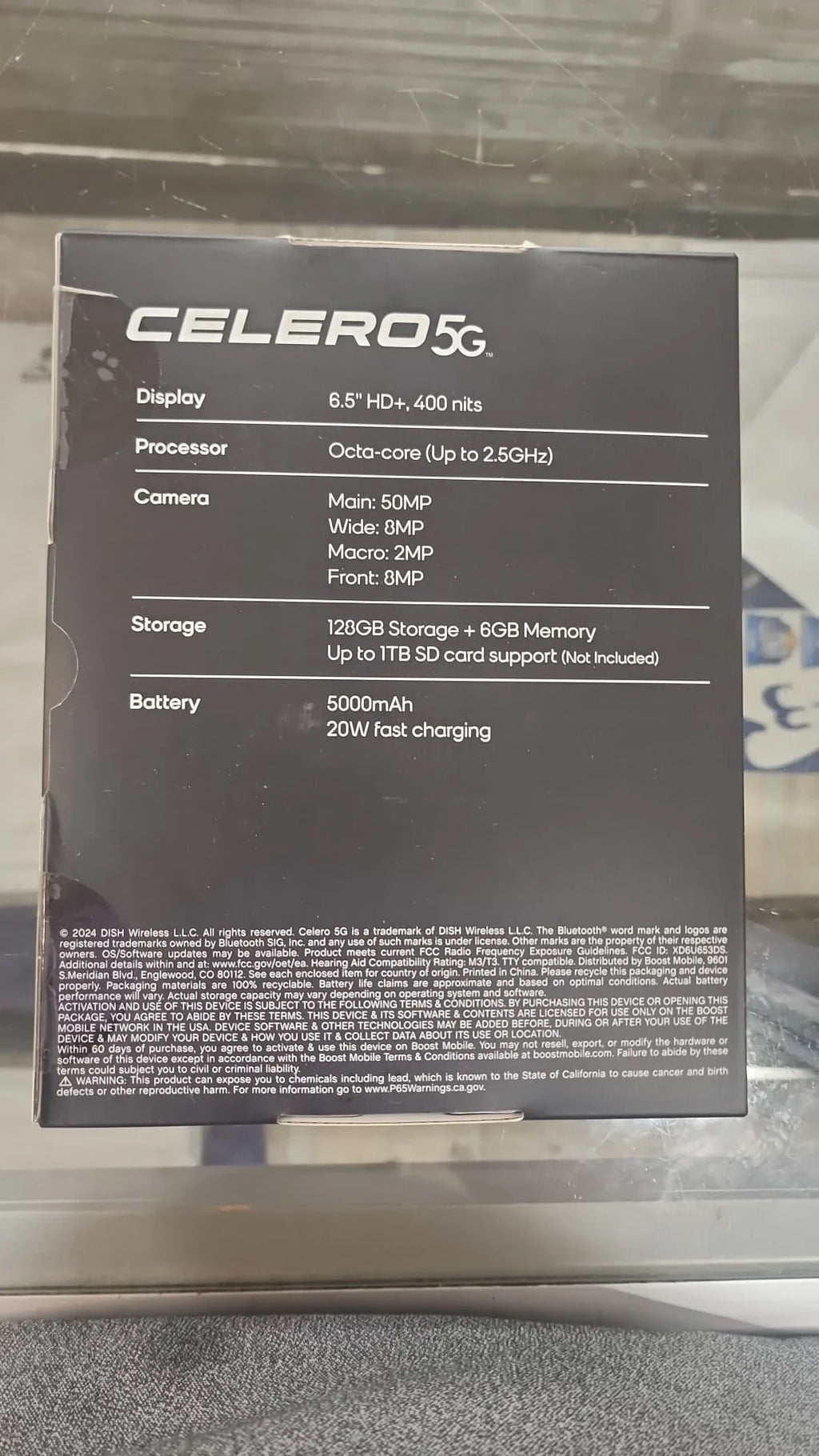 Celero 5G 2024 - 128GB - Moonglow Gray (Boost Mobile) (Single SIM) Plus $60 Plan