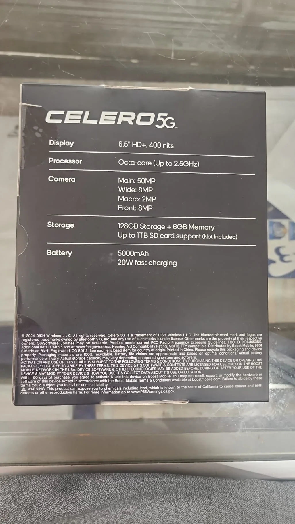 Celero 5G 2024 - 128GB - Moonglow Gray (Boost Mobile) (Single SIM) Plus $60 Plan