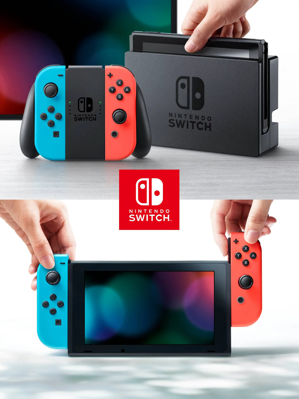 NINTENDO HADSKABAA 32GB NEON SWITCH HANDHELD GAME CONSOLE