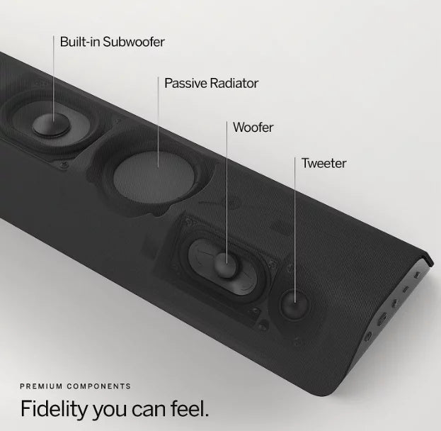 Open Box VIZIO M All-in-One 2.1 Built in Subwoofers Immersive Sound Bar M213AD-K8