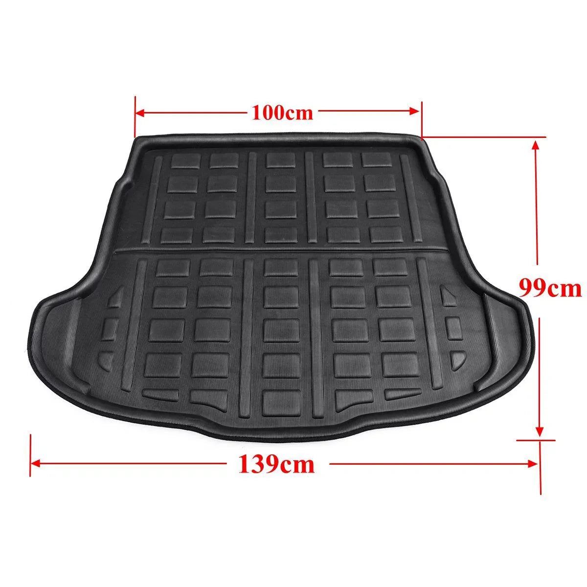 1pcs Cargo Liner Mat for Honda CR-V CRV 2007-2011 Boot Rear Trunk Floor Tray Fluid All Weather, Black
