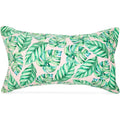 Blue Panda Inflatable Beach Pillow for Pools Travel Vacations, Tropical Leaves