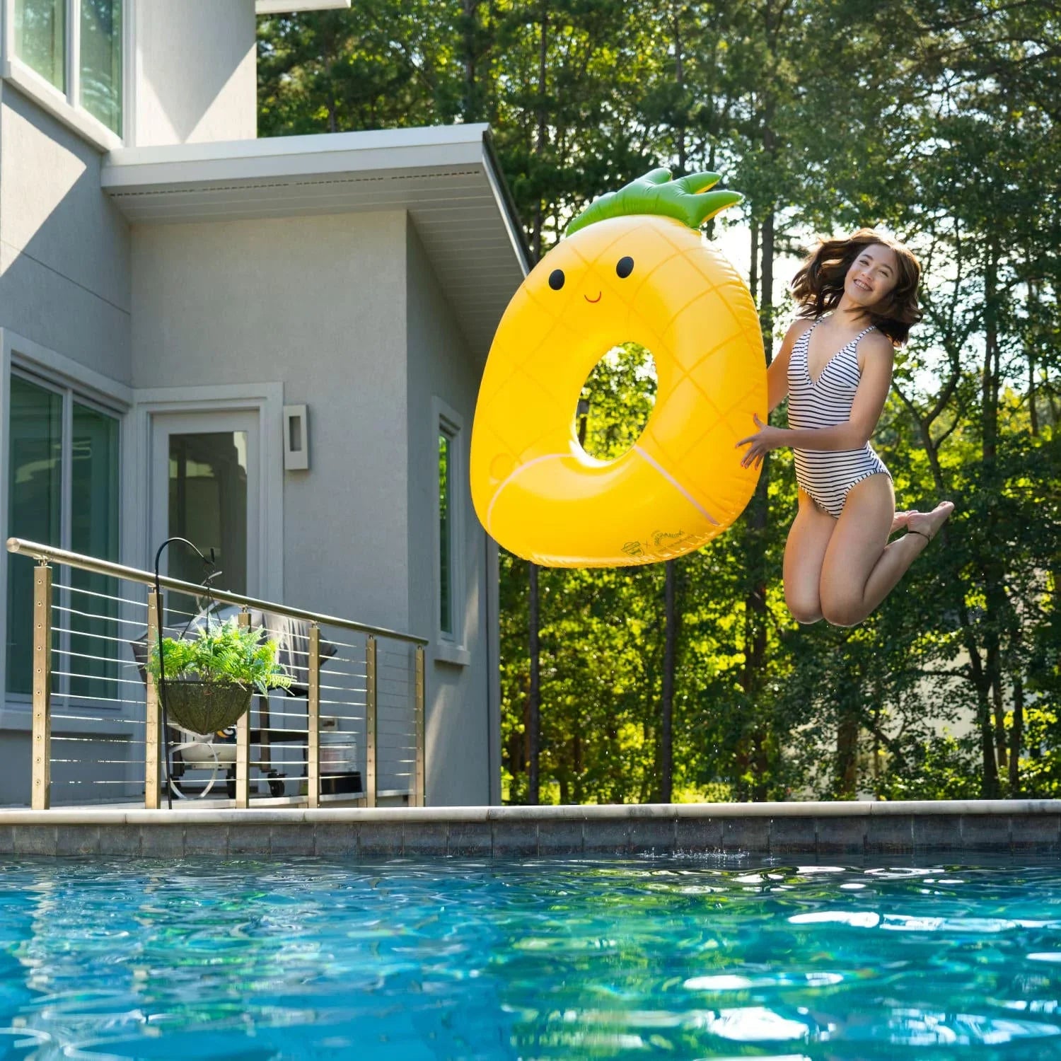 BigMouth x Squishmallows Inflatable Ring Pool Float With Built-In Cupholder (Various Styles)