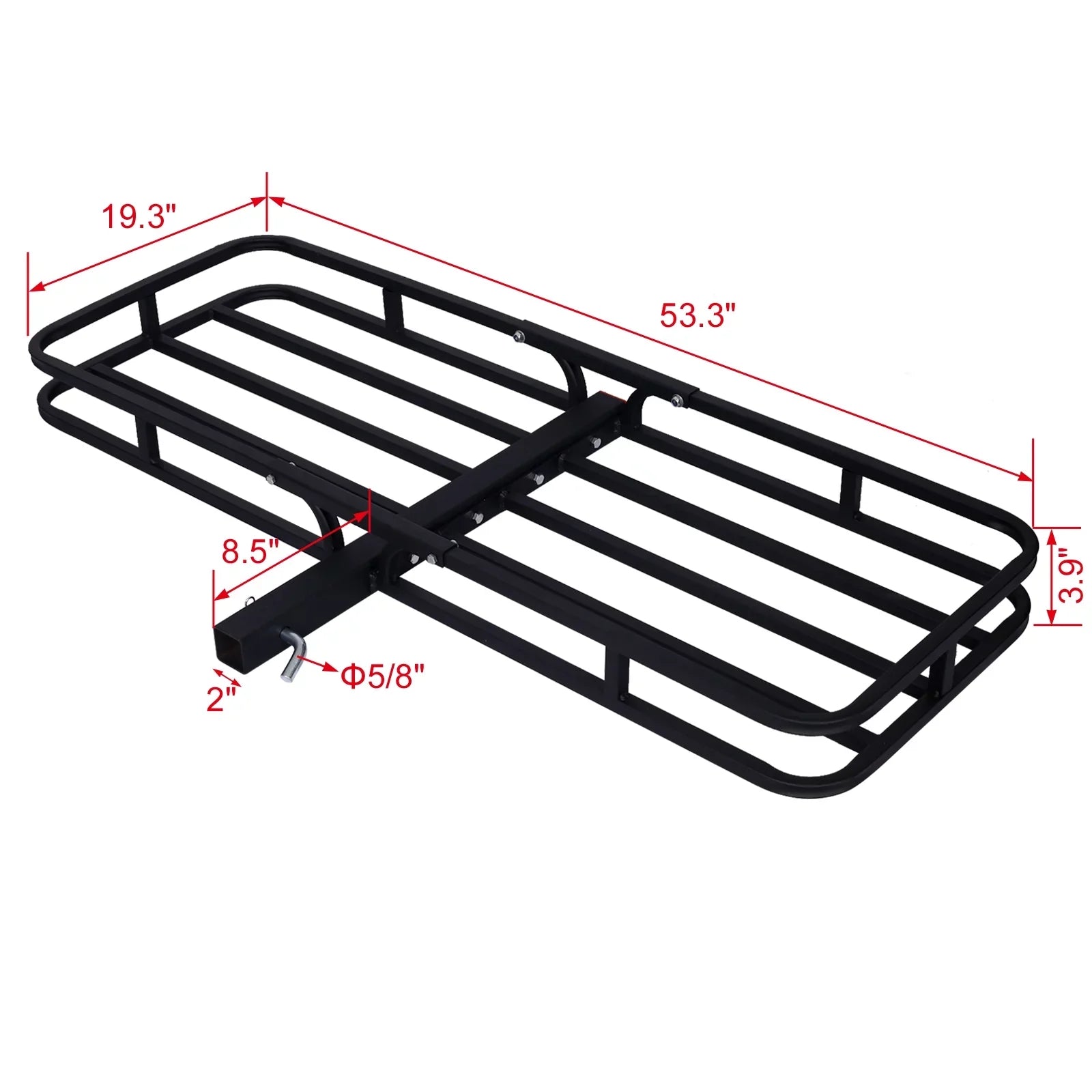 Docooler Hitch Mount Cargo Carrier ,Rear Cargo Rack for SUV, Truck, Car,Luggage Basket Rack Fits 2" Receiver