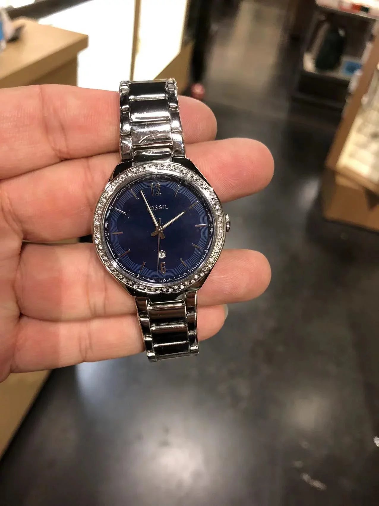 Fossil BQ3843 Ashtyn Three-Hand Date Stainless Steel Watch