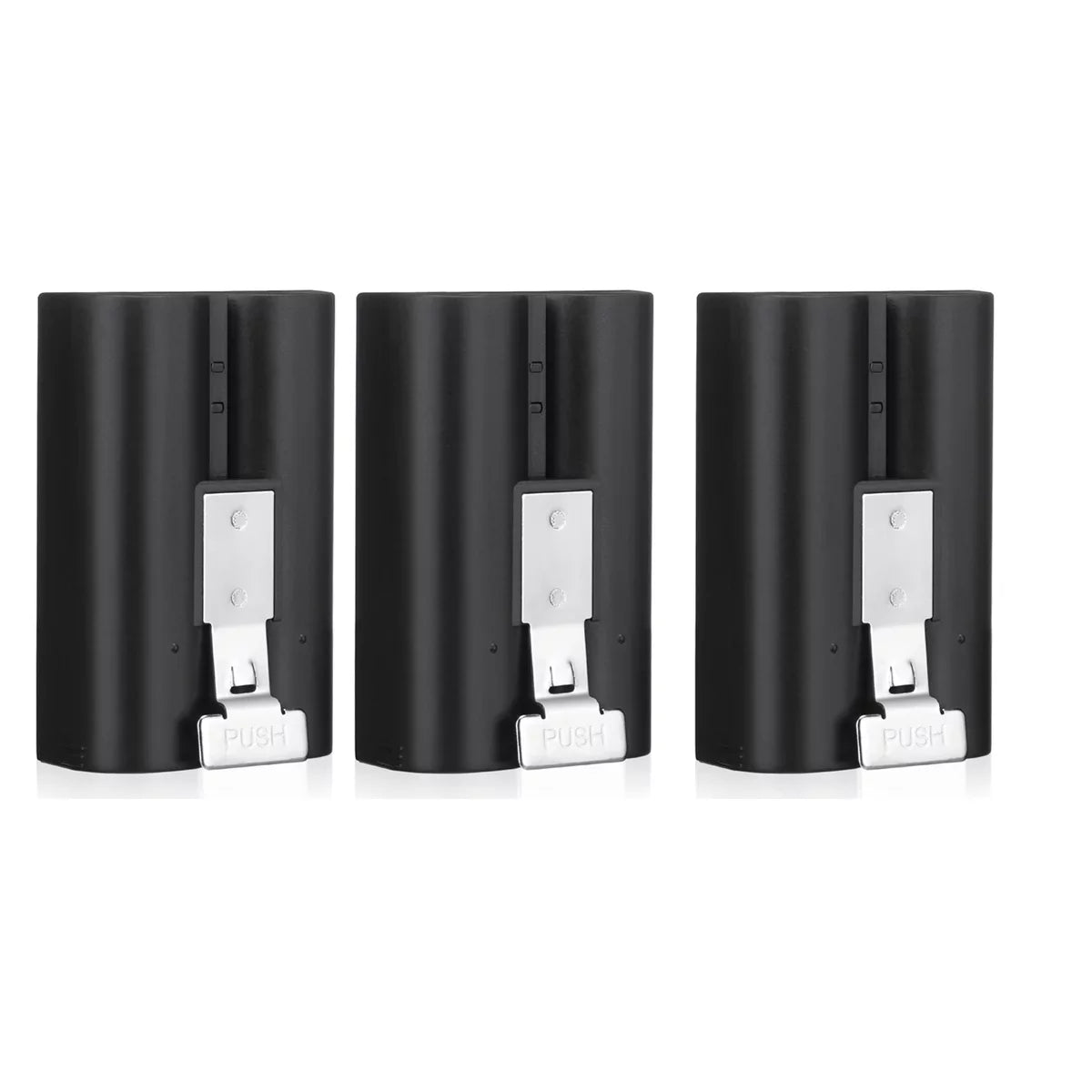 EBL 3-Pack Rechargeable Doorbell Replacement Battery Compatible with Ring Video Doorbell 2/3/3 Plus/4, Spotlight Cam, Stick Up Cam, for Ring Doorbell Camera, Backup Batteries 6040mAh 3.65V