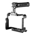 7299 Aluminum Alloy Cage Kit with Video Rig Handle Grip Replacement for A7R III/ A7 II/ A7III