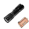 Combo: NITECORE E4K Next generation Flashlight - 4400 Lumens w/Tini Brass Keychain Light -380 Lumens
