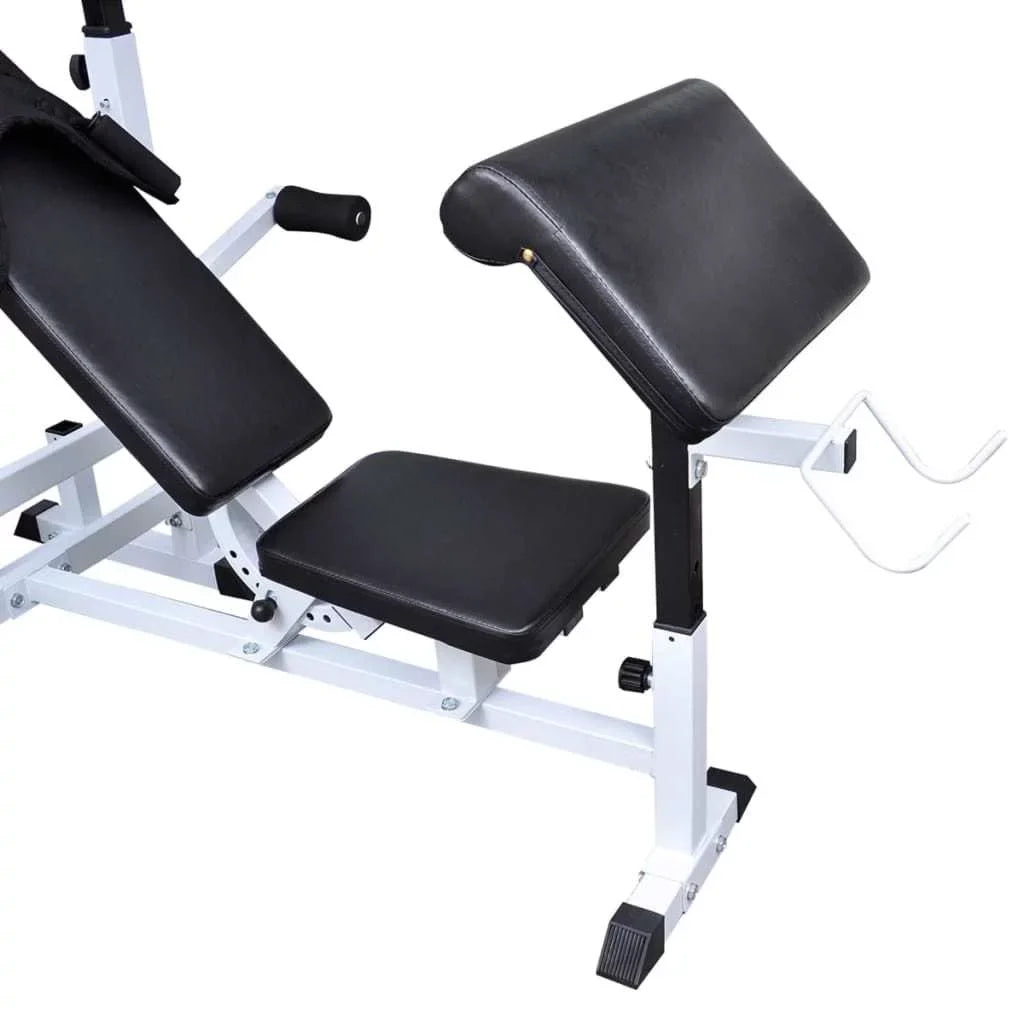 Complete Weight Bench with Weight Rack Dumbbell Set of Total Fitness Potential