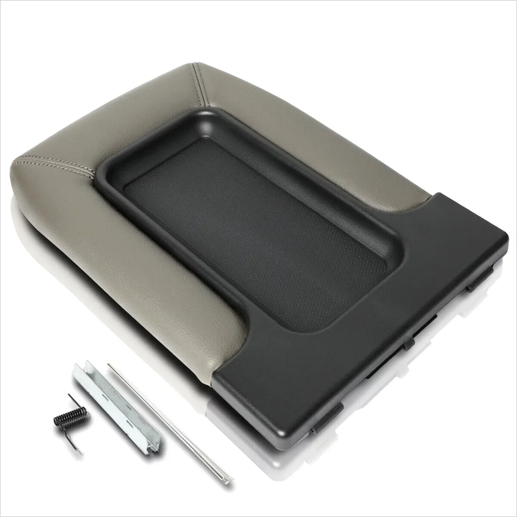 Gray OE Center Console Lid Repair Kit Arm Rest Cover For Cadillac Chevrolet GMC