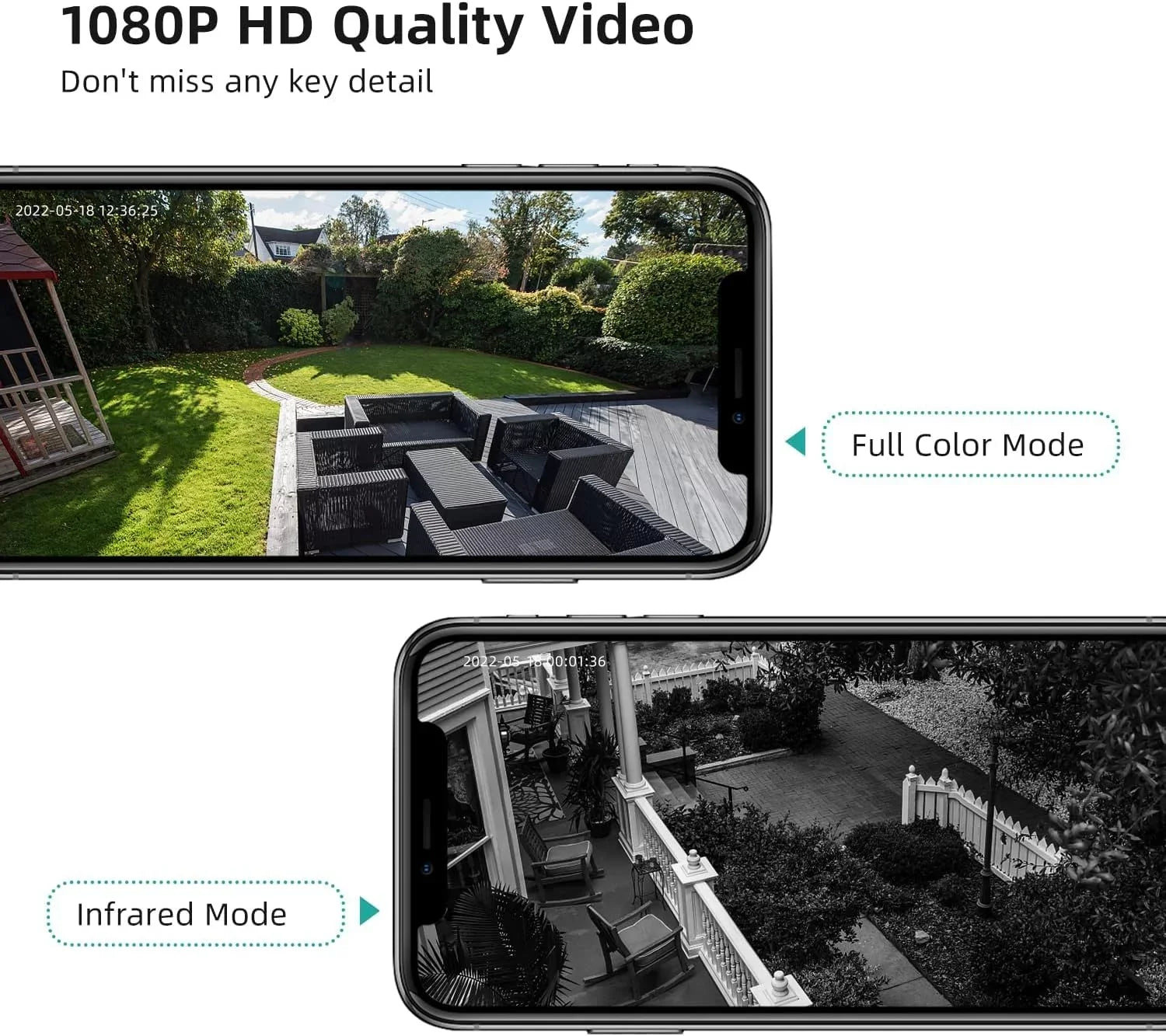 DEKCO 2K Wireless Security Camera Outdoor /Indoor with Spotlight & Siren,Rechargeable Battery Powered WiFi Home Surveillance Camera with Color Night Vision 2-Way Audio Motion Detection