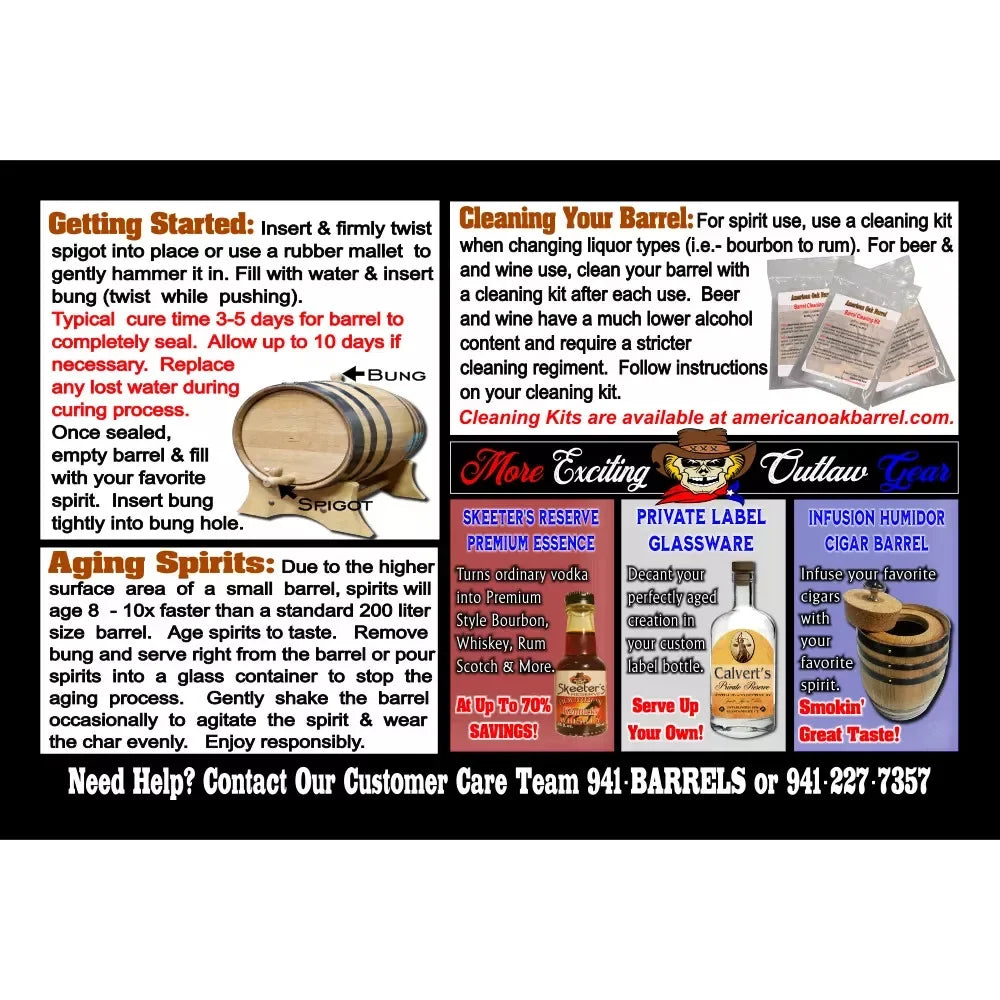Irish Eyes Smiling (037) - Engraved American Oak Aging Barrel