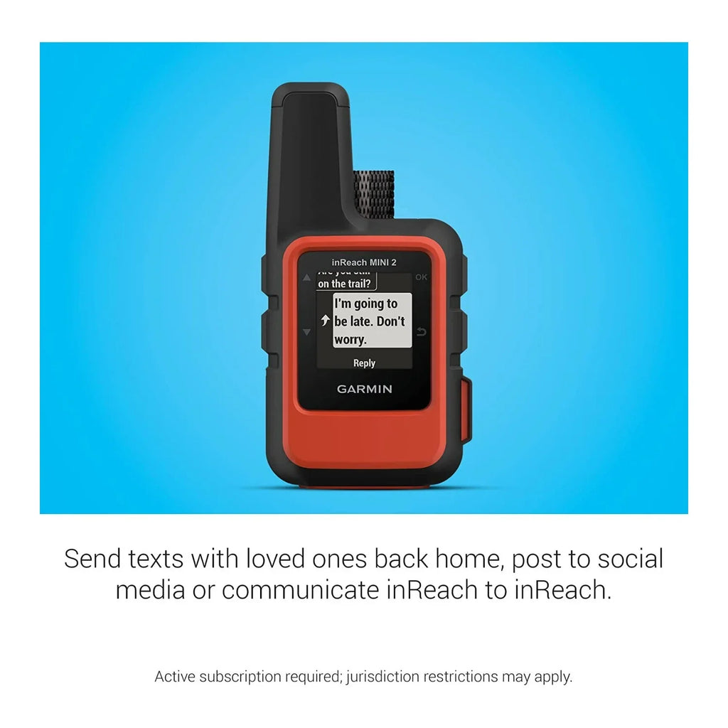 Garmin inReach Mini 2 Satellite Communicator (Orange, Certified Refurbished)
