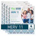 Filti 6500 Pleated Home HVAC Furnace 16x20x1 MERV 11 Air Filter (4 Pack)
