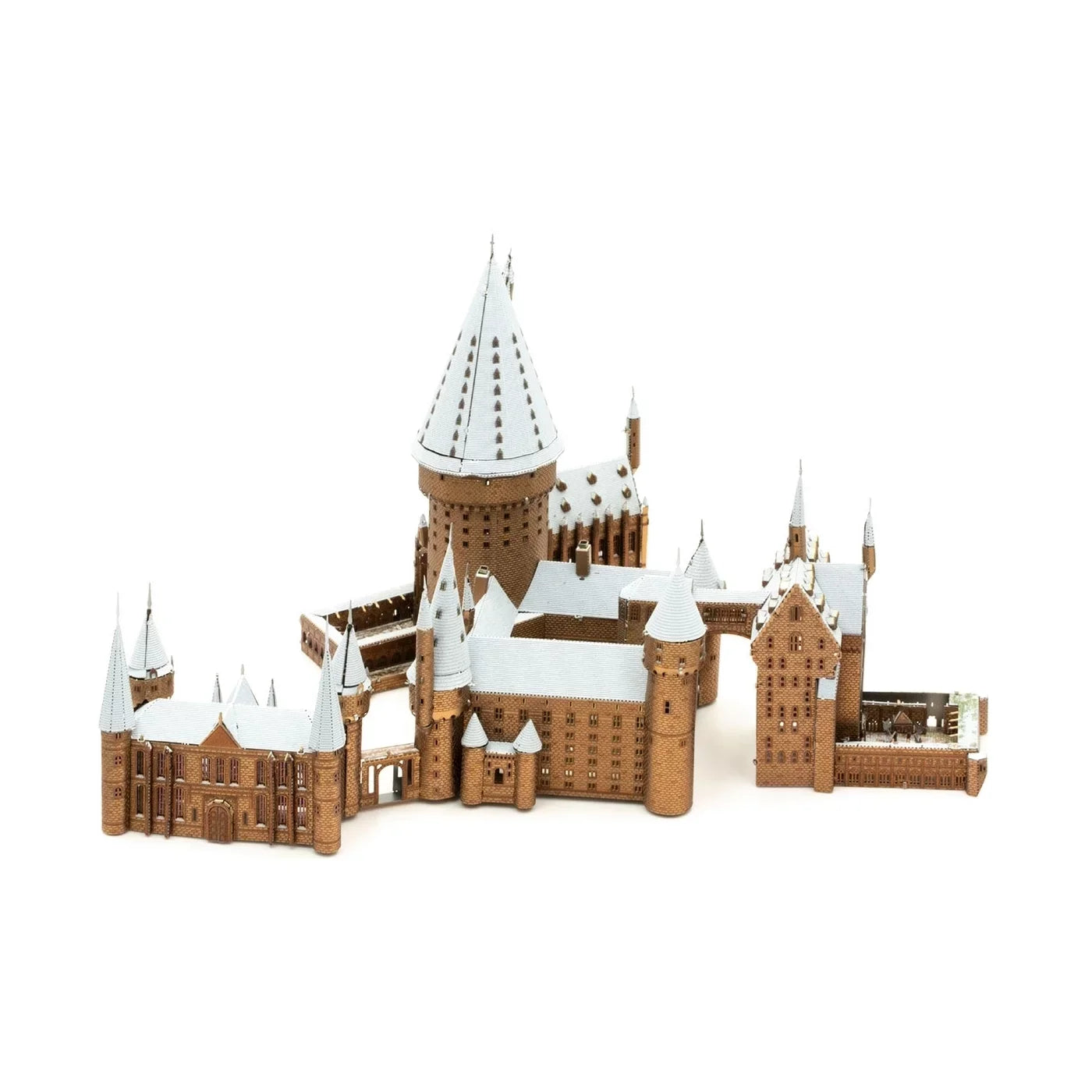 Metal Earth Premium Series ICONX 3D Metal Model Kit - Harry Potter Hogwarts in Snow