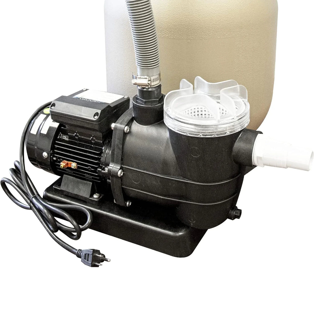 HYDROTOOLS By SWIMLINE 714061 Hydro-Flo 0.35 (0.45 THP) 2400 GPH ABOVE GROUND Powerful Pool Pump 1 Speed Extra Large Strainer Basket Vertical Discharge 115V Energy Saving Silent Noise DOE Certified