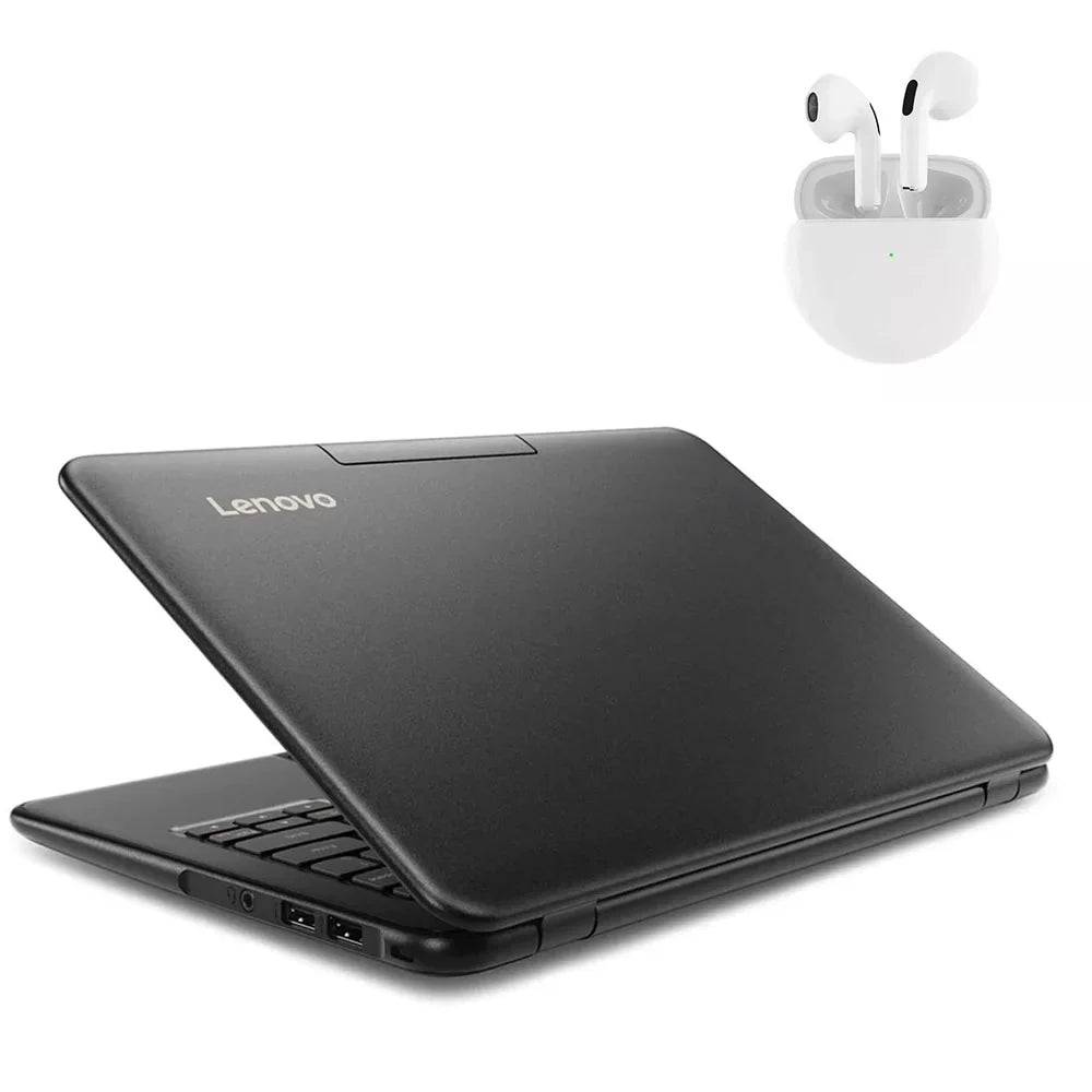 Restored 100e Mobile pc 11.6" Processor 4GB RAM 64GB SSD Windows 10 Pro with Wireless Earbuds (Refurbished)