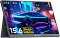 Arzopa 15.6'' 144Hz Portable Gaming Monitor, 1080P FHD USBC HDMI, External Second Display for Mobile pc PS5