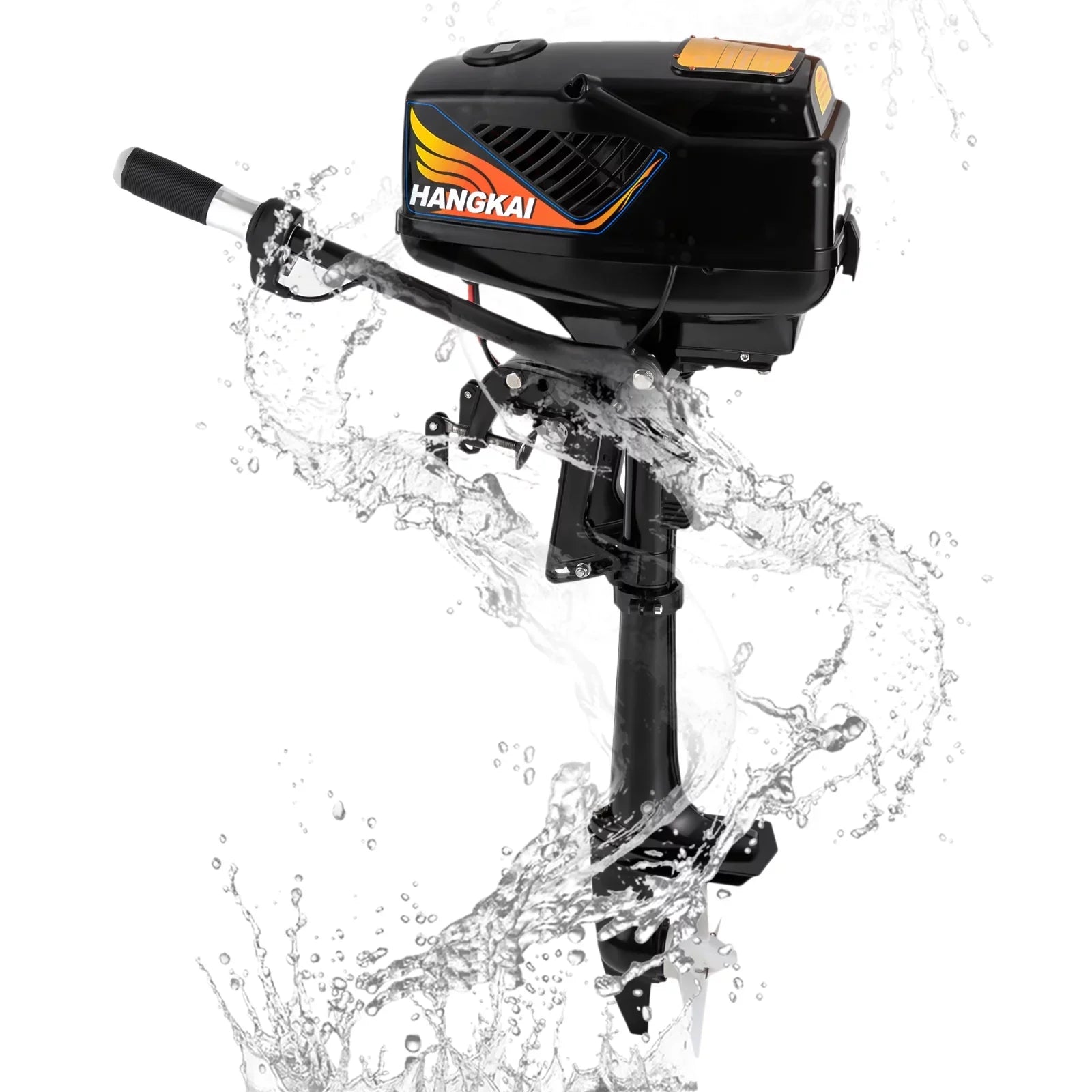 48V Electric Outboard Motor, 1200W Boat Engine Electric Start Marine Trolley Driver Brushless Motor Propeller